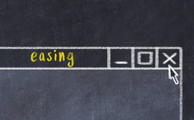 Yazı kolaylaştırıcı ile tarayıcı penceresinin tebeşir sürükleyicisi 