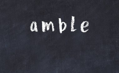 Kolej tebeşiri masasında 