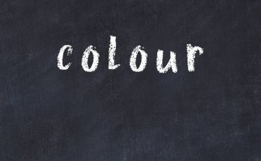 Üzerinde yazı olan siyah karatahta