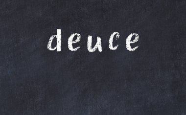 Kolej tebeşir masasında 