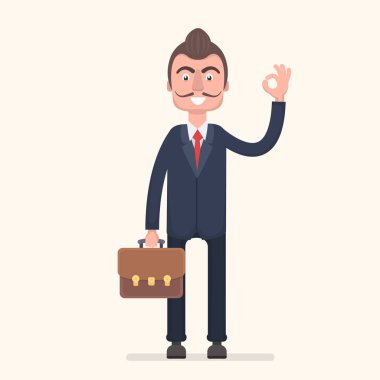 Her şey yolunda bir işadamı bir diplomat ile gösterir