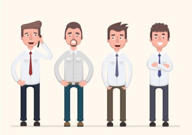 Bir grup iş adamı.