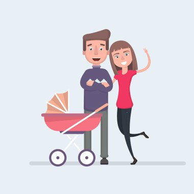 Annem ve babam bir çocuğun doğumu ile mutluyuz.