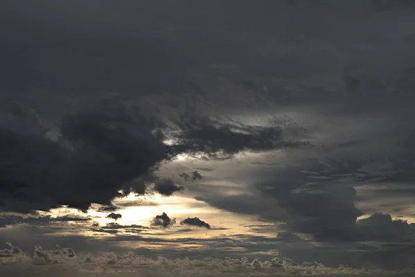 Background of the sky with cloud at sunset — Stock Photo, Image