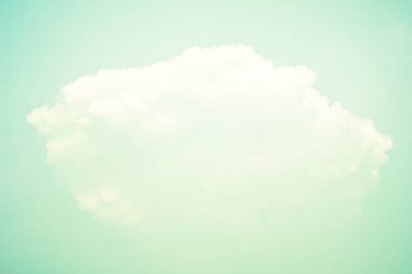 Retro veya vintage gökyüzü ve bulut