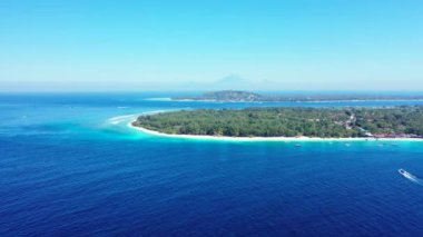 Havadan ada manzaralı. Bali 'de yaz tatili.
