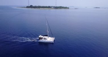 Gündüzleri deniz manzarası. Endonezya, Bali 'de tatil sezonu.