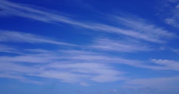 Céu Azul Com Nuvens Brancas Borradas Viagem Verão Austrália — Vídeo de Stock