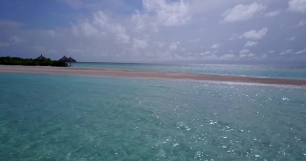 Spokojna Scena Morska Letnia Sceneria Bali Indonezja — Wideo stockowe