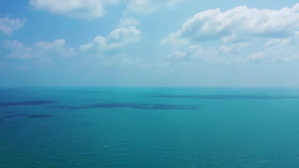 Lebendige Ruhige Aussicht Auf Das Meer Sonnige Natur Der Dominikanischen — Stockvideo