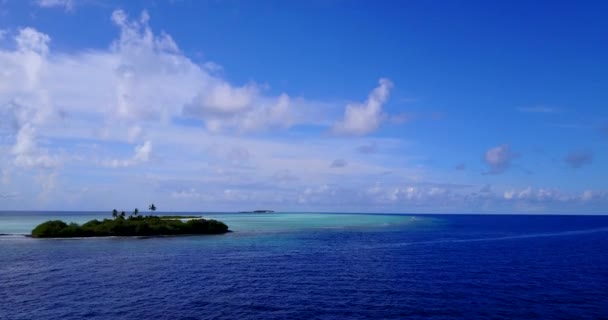 Seelandschaft Aus Der Drohne Tropischer Charakter Balis — Stockvideo