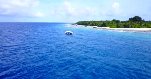 Inspirujący Widok Morze Drona Letni Nastrój Bali Indonezja — Wideo stockowe