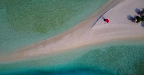 Tropische Küste Bei Tag Sommerreise Nach Thailand — Stockvideo
