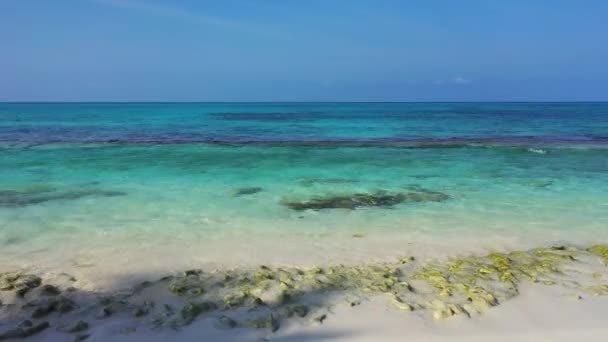 Užívám Klidné Pobřeží Dne Dovolená Bali Indonésie — Stock video