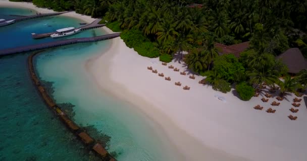 Gezellig Resort Het Tropische Eiland Zomer Reis Naar Bali Indonesië — Stockvideo