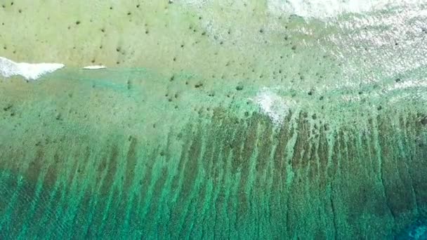 Vista Calma Beira Mar Férias Bali — Vídeo de Stock