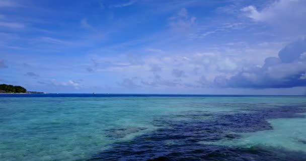 Calma Junto Mar Durante Tiempo Verano Naturaleza Tropical Bali — Vídeos de Stock