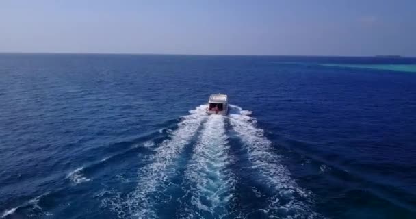 Mały Jacht Poruszający Się Morzu Podróż Tajlandii — Wideo stockowe