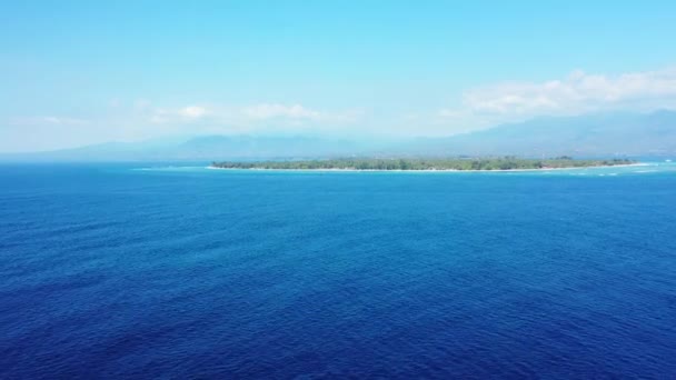 Naturlig Bakgrund Till Havet Sommarresa Till Indonesien — Stockvideo