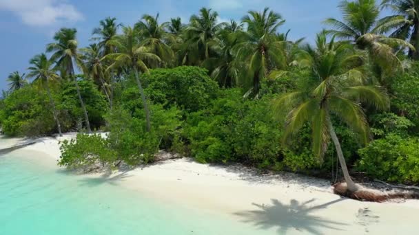 穏やかなターコイズブルーの海のシーン バリ島の熱帯性 — ストック動画
