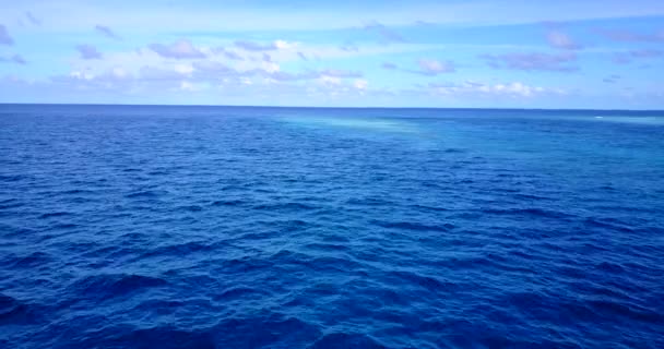 물결치는 바다의 자연적 발리의 — 비디오