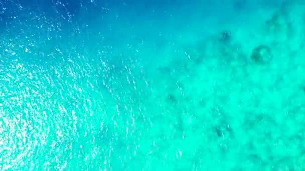Vibrante Playa Color Turquesa Vacaciones Bali — Vídeos de Stock