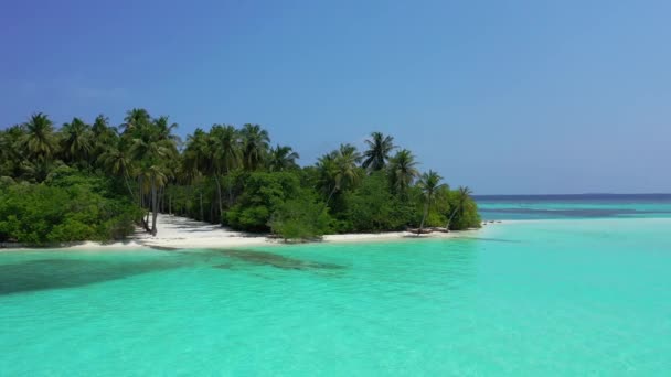 Türkises Meer Rund Die Insel Sommerreise Nach Antigua — Stockvideo