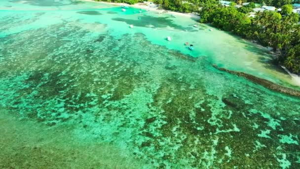 Costa Marítima Tropical Viagem Verão Tailândia — Vídeo de Stock