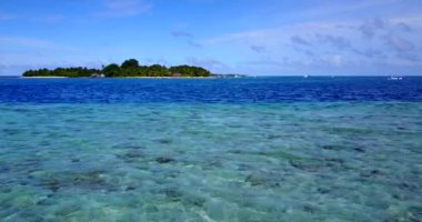 Deniz manzaralı. Endonezya, Bali 'de yaz havası.