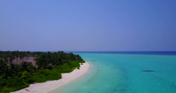 Gezicht Het Eiland Zomervakantie Malediven — Stockvideo