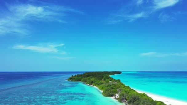 Observando Vista Mar Azul Turquesa Viagem Verão Austrália — Vídeo de Stock