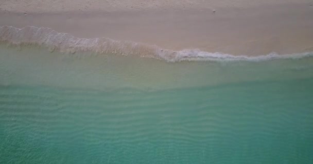 Prachtig Uitzicht Maagdelijk Strand Met Turquoise Zeegezicht Zomer Landschap Van — Stockvideo