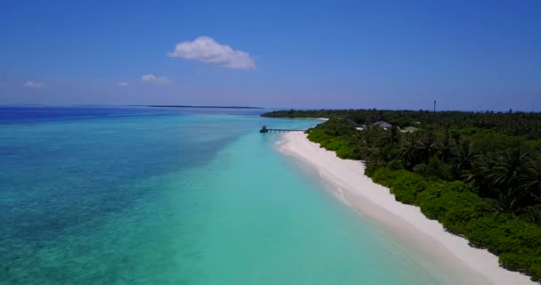 Manzaralı Deniz Manzarası Antigua Yaz Yolculuğu — Stok video