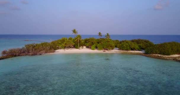 Zakręty Wyspy Ciągu Dnia Letnia Wycieczka Dominikany Karaibów — Wideo stockowe