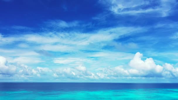 Vibrante Capa Mar Colores Azules Turquesa Exótica Escena Natural Bali — Vídeos de Stock