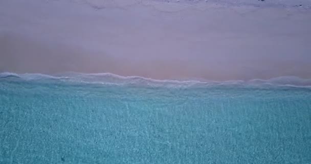 Klarer Sandstrand Mit Flachem Wasser Herrliche Natur Malaysias Asiens — Stockvideo