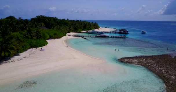 Estância Tropical Verão Ilha Cenário Exótico Bali Indonésia — Vídeo de Stock