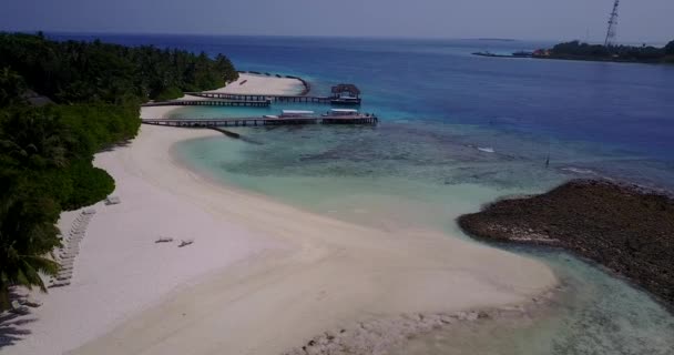 Stațiune Vară Insulă Natura Idilică Indoneziei — Videoclip de stoc