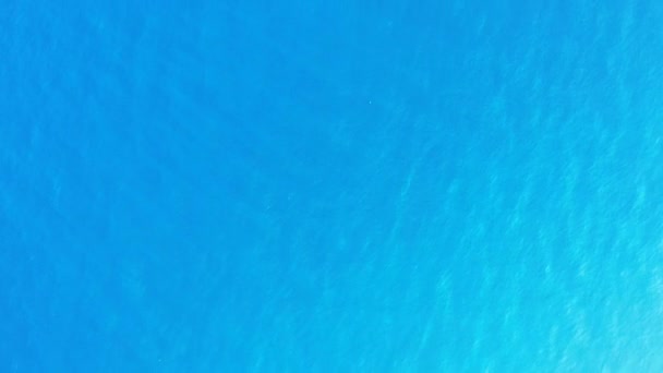 Вид Сверху Рябь Морской Воды Тропический Отпуск Багамских Островах — стоковое видео