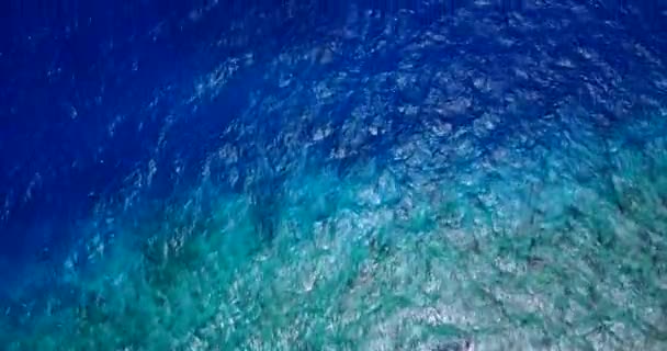 Acqua Mare Increspata Osservata Dal Drone Natura Incredibile Della Repubblica — Video Stock