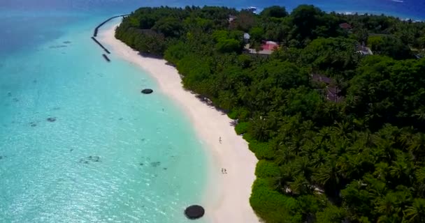 Isla Con Zona Mar Tranquila Viaje Tailandia — Vídeo de stock