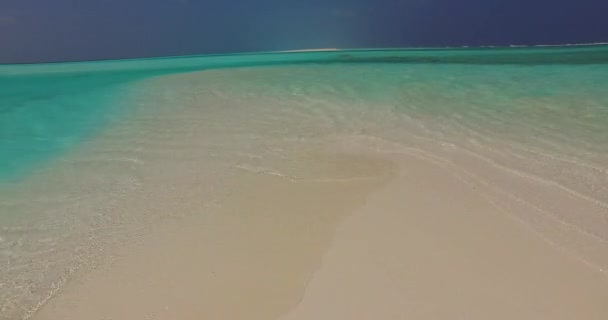 Grunt Vatten Vid Kusten Exotisk Resa Till Barbados Karibien — Stockvideo