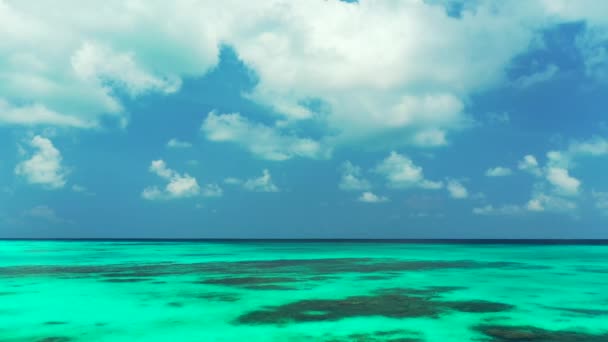 Mirando Olas Mar Movimiento Naturaleza Bahamas Caribe — Vídeos de Stock