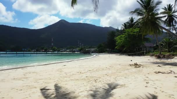 Coasta Insulei Timpul Zilei Paradisul Verii Republica Dominicană Caraibe — Videoclip de stoc