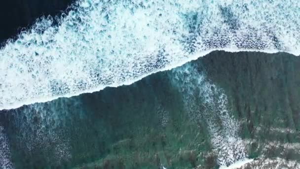 Texture Naturelle Mer Ondulante Profiter Nature République Dominicaine Caraïbes — Video