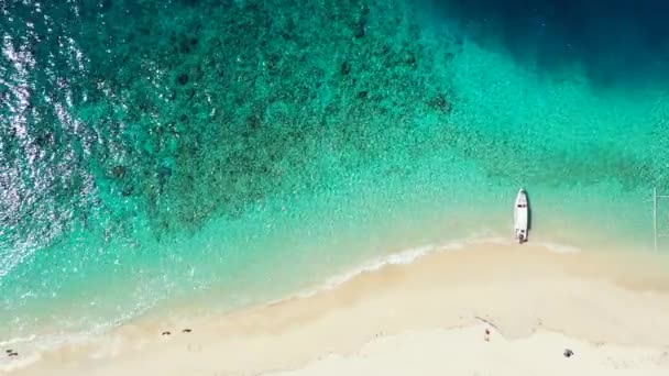 Ruhige Szenerie Meer Natur Von Bali Indonesien — Stockvideo