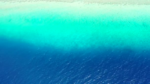 Patrząc Tętniące Życiem Turkusowe Błękitne Morze Letni Relaks Bali Indonezja — Wideo stockowe