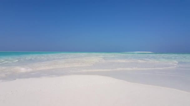 Air Laut Dangkal Pantai Tropis Bali Indonesia — Stok Video