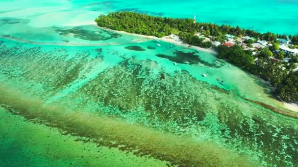 Meer Leuchtenden Farben Sommerreise Nach Indonesien — Stockvideo