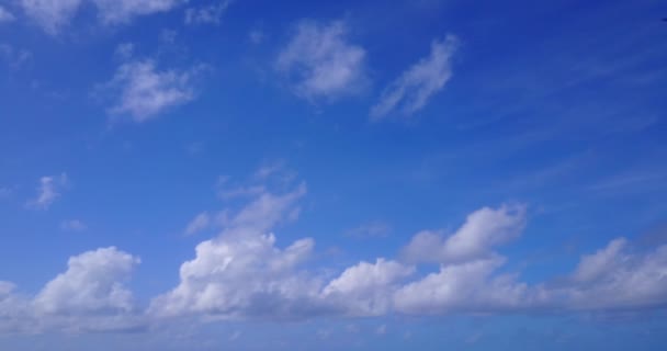 Olhando Para Céu Azul Férias Verão Austrália Oceania — Vídeo de Stock